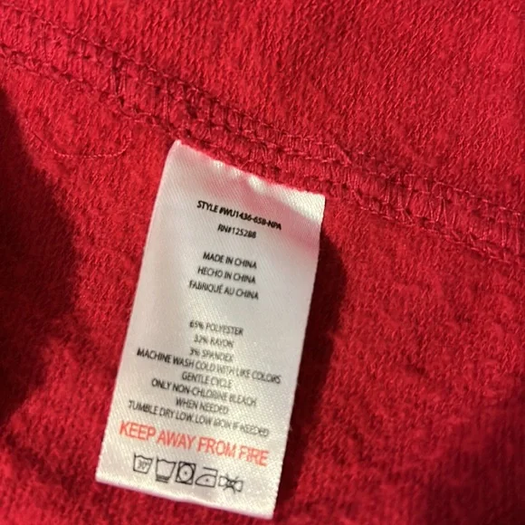 Rae Dunn CHOOSE JOY red sweatshirt - Picture 6 of 6